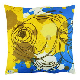 Aberto Design Cojín Multicolor 43 x 43 cm